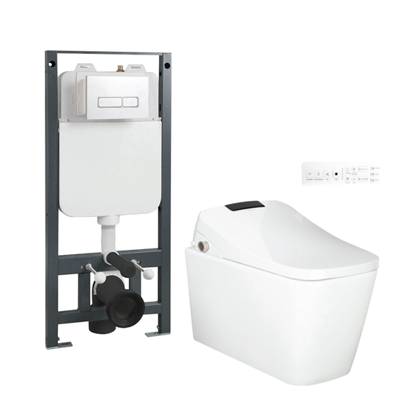 Bồn cầu treo tường nắp rửa điện tử ECOD EB288/EBK266/EBN1808 | Thiết kế treo tường hiện đại | Nắp rửa điện tử đa chức năng