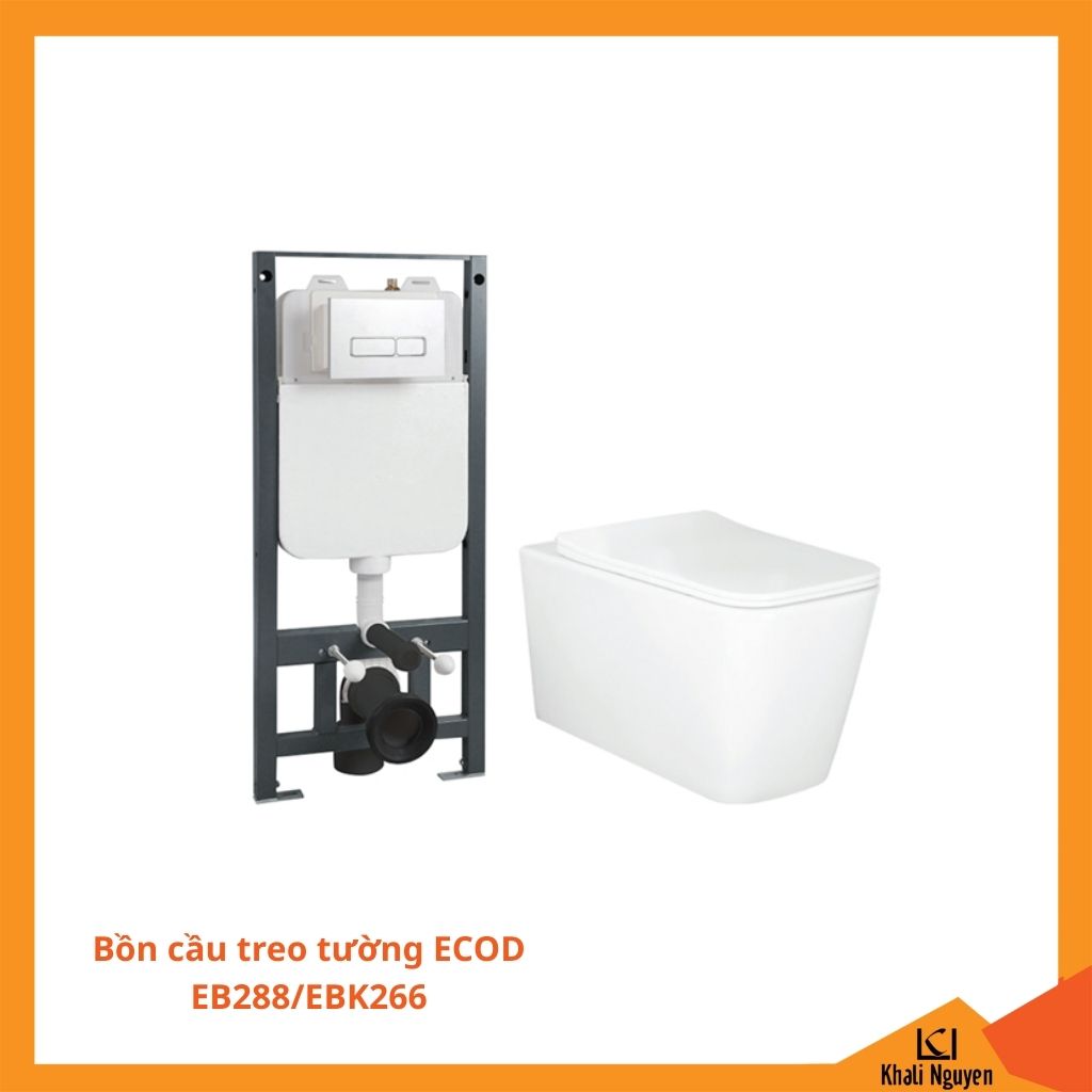 Bồn cầu treo tường ECOD EB288/EBK266 