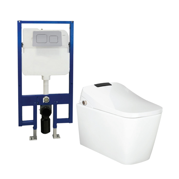 Bồn cầu treo tường nắp rửa điện tử ECOD EB288/EBK288/EBN1808 | Thiết kế treo tường sang trọng | Nắp rửa điện tử đa chức năng