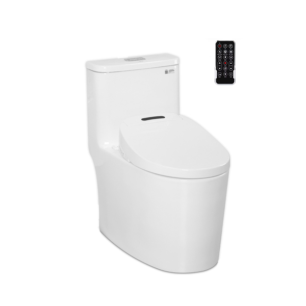 Bồn cầu kết hợp nắp rửa thông minh ECOD EB9065/EBN1805 | Xả Tornado S-P mạnh mẽ | Nắp rửa điện tử sưởi ấm bệ ngồi