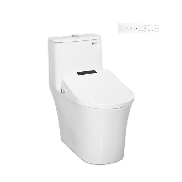 Bồn cầu kết hợp nắp rửa thông minh ECOD EB559/EBN1806 | Men S-Ceramic chống bám bẩn | Nắp rửa điện tử điều chỉnh nhiệt độ nước