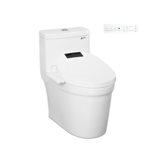 Bồn cầu kết hợp nắp rửa thông minh ECOD EB9061/EBN1807 | Thiết kế bồn cầu hiện đại | Nắp rửa điện tử điều khiển liền nắp