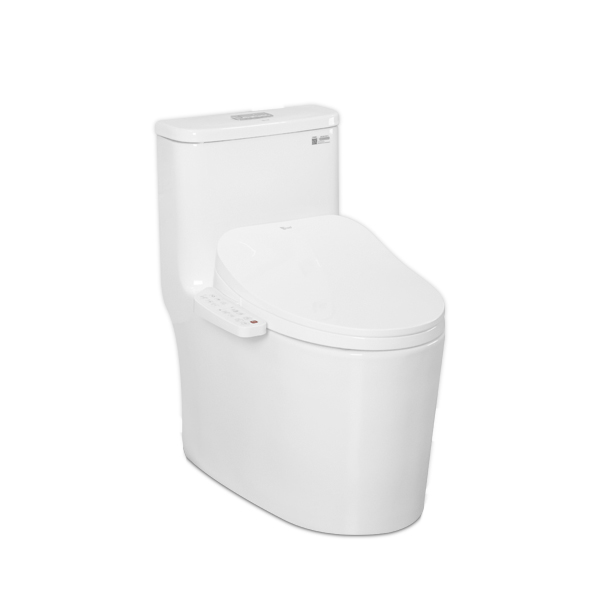 Bồn cầu kết hợp nắp rửa thông minh ECOD EB9065/EBN270E | Hệ thống xả tiết kiệm nước | Nắp rửa điện tử đa chức năng