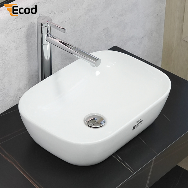 Chậu đặt bàn ECOD EC4109 | Không thoát tràn | Men S-Ceramic