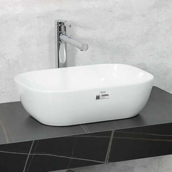 Chậu đặt bàn ECOD EC4109 | Không thoát tràn | Men S-Ceramic