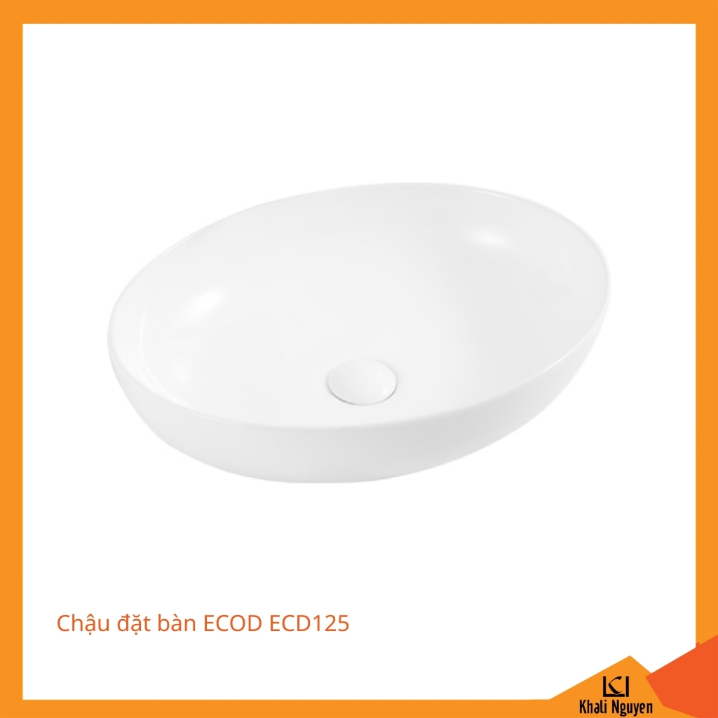 Chậu đặt bàn ECOD ECD125 | Kích thước lớn 510 mm | Không thoát tràn