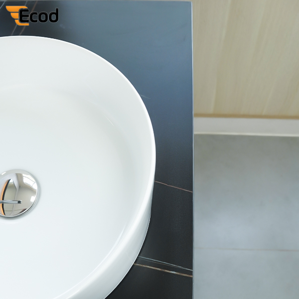 Chậu đặt bàn ECOD ECD129 | Dáng tròn nhỏ gọn | Không thoát tràn
