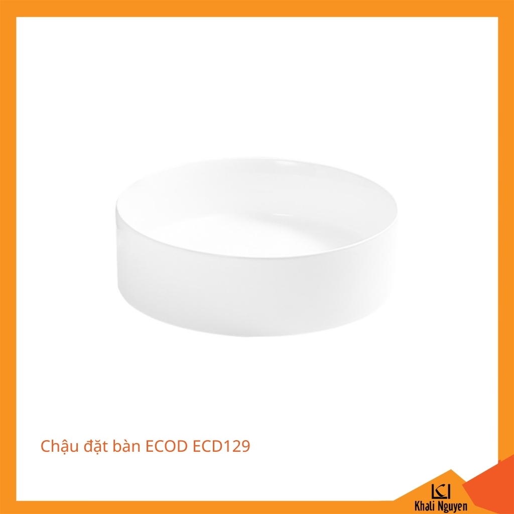 Chậu đặt bàn ECOD ECD129 | Dáng tròn nhỏ gọn | Không thoát tràn