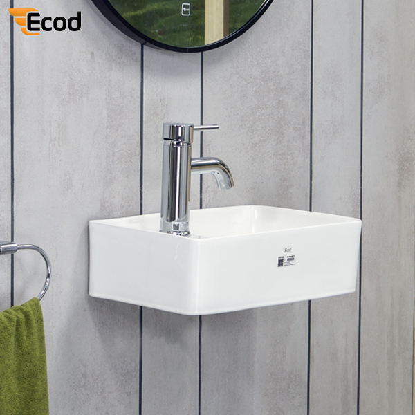 Chậu đặt bàn ECOD ECD130 | Vòi bên phải hoặc bên trái | Không thoát tràn