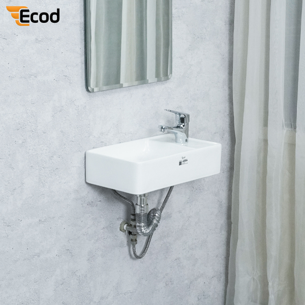 Chậu đặt bàn ECOD ECD130 | Vòi bên phải hoặc bên trái | Không thoát tràn