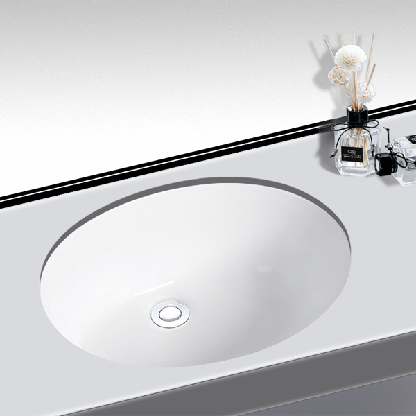 Chậu đặt âm bàn ECOD ECD133 | Có thoát tràn | Đã bao gồm giá đỡ chậu