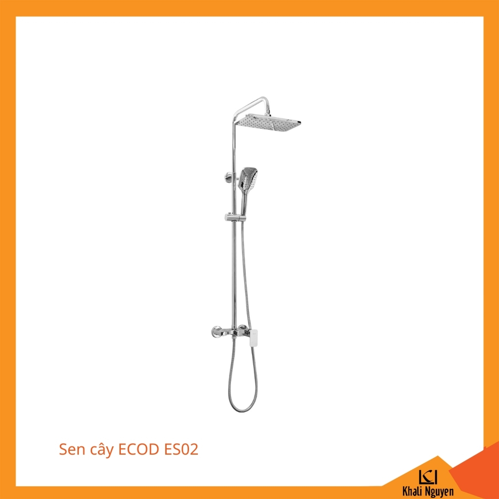 Sen cây ECOD ES02 | Thiết kế sen cây hiện đại | Tay sen cầm tay 3 chế độ