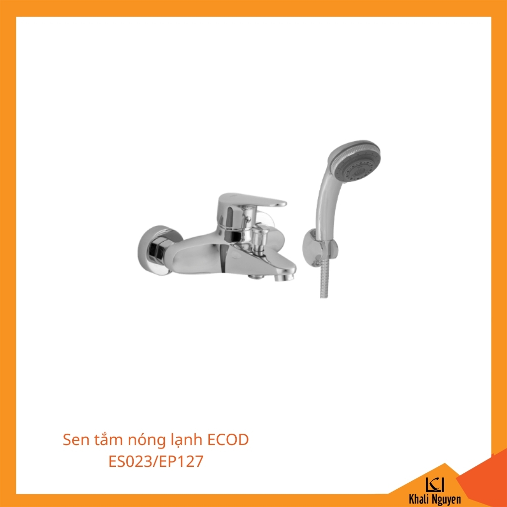 Sen tắm nóng lạnh ECOD ES023/EP127 | Tay sen 7 chế độ phun | Tia nước massage mạnh
