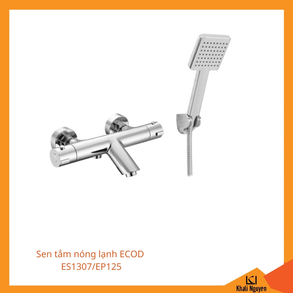 Sen tắm nóng lạnh ECOD ES1307/EP125 | Khóa nhiệt độ an toàn | Tia nước phun tập trung