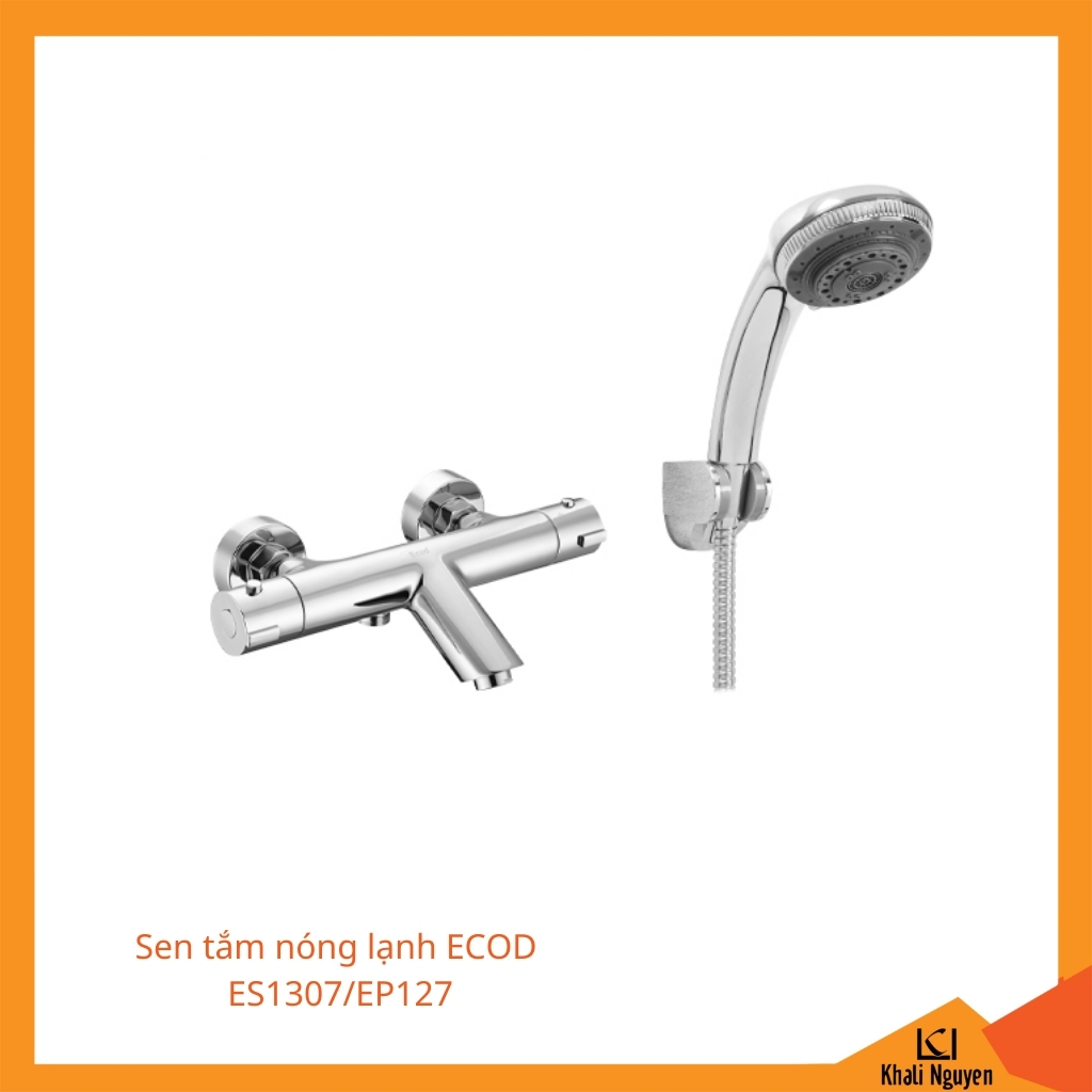 Sen tắm nóng lạnh ECOD ES1307/EP127 | Điều chỉnh nhiệt độ chính xác | Tay sen 7 chế độ phun