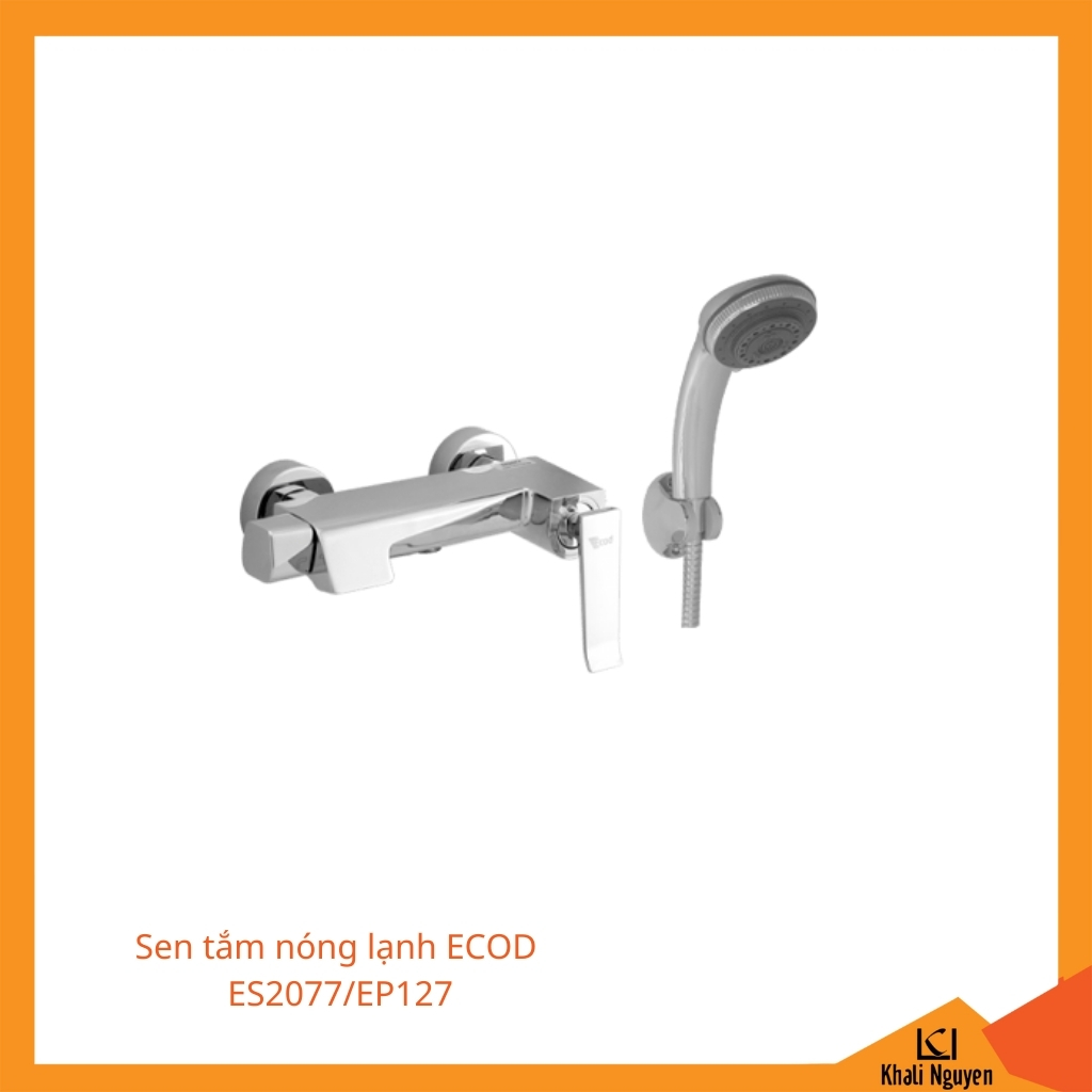 Sen tắm nóng lạnh ECOD ES2077/EP127 | Tay sen 7 chế độ phun | Tia nước massage thư giãn