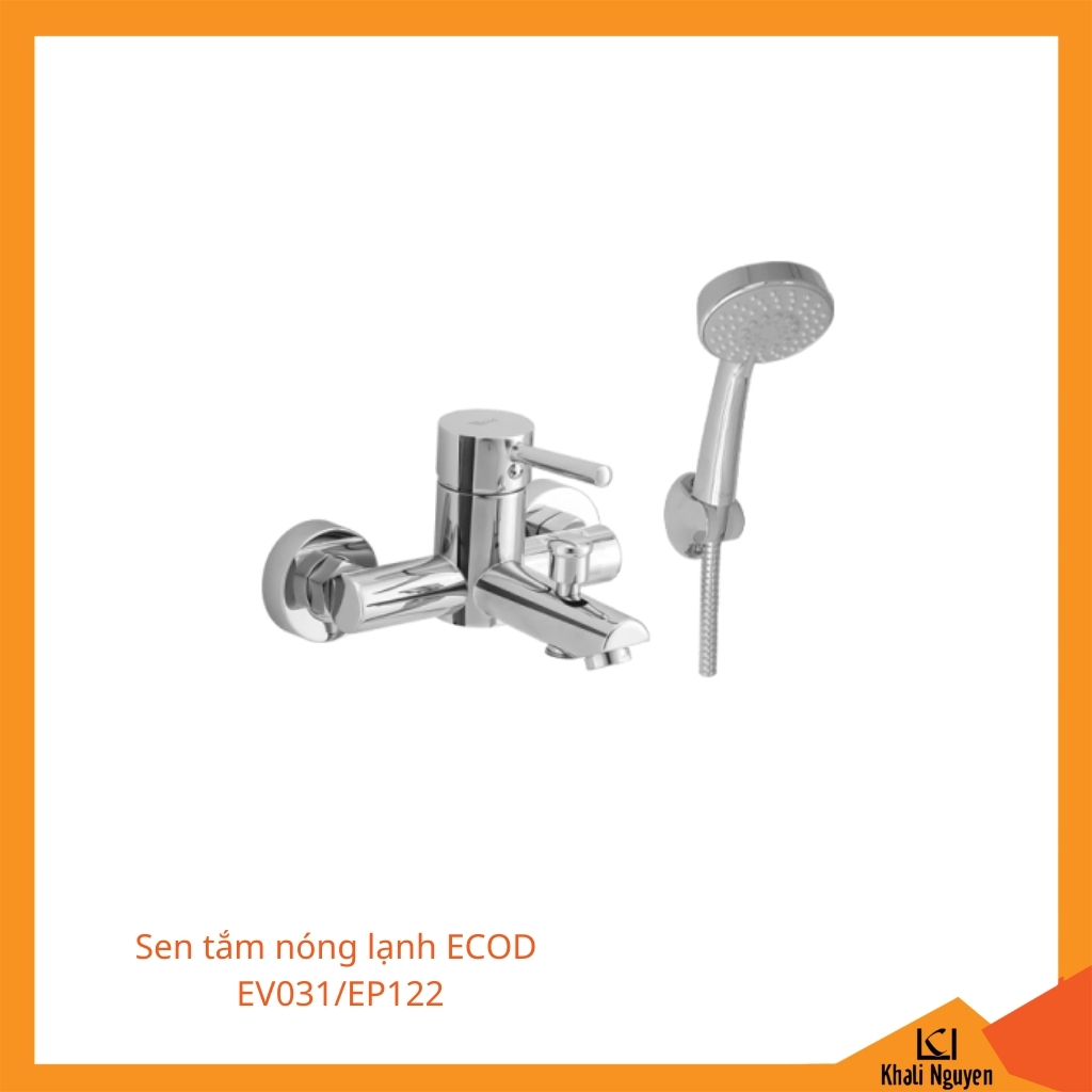 Sen tắm nóng lạnh ECOD ES2077/EP122 | Tay sen 5 chế độ phun | Điều chỉnh nước nóng lạnh dễ dàng