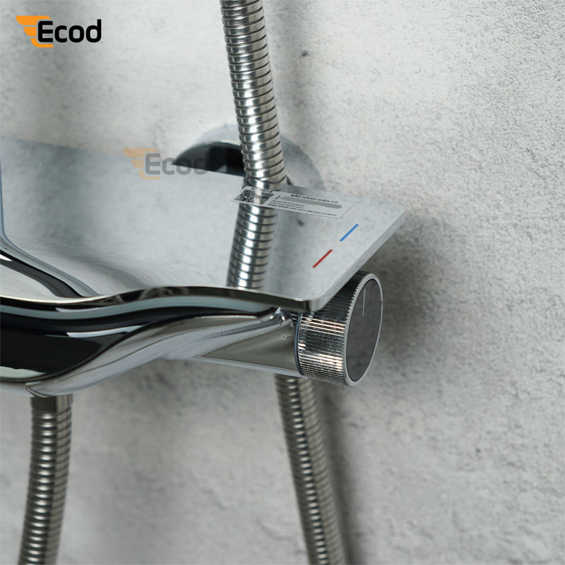 Sen cây ECOD phím đàn ML0019 - Crom | Đèn LED viền | Màn hình hiển thị nhiệt độ