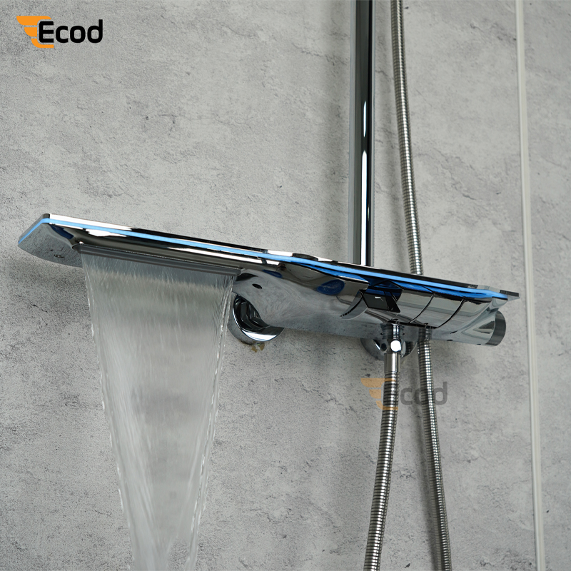 Sen cây ECOD phím đàn ML0019 - Crom | Đèn LED viền | Màn hình hiển thị nhiệt độ