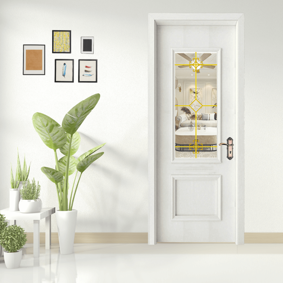 Ảnh cửa gỗ nhựa Composite 1 cánh Ecosmart ECO 232E-M10