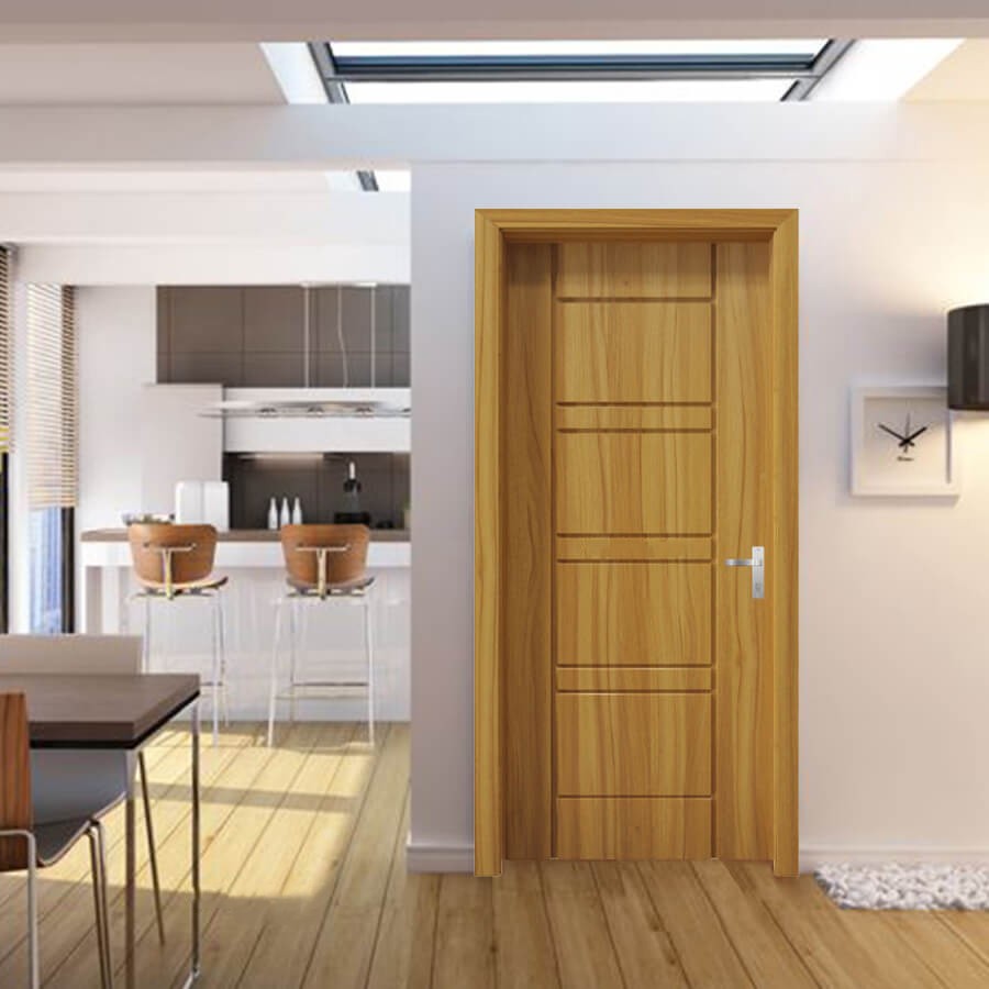 Ảnh cửa gỗ nhựa Composite 1 cánh Ecosmart ECO 242-M32