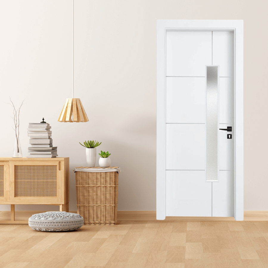 Ảnh cửa gỗ nhựa Composite 1 cánh Ecosmart ECO 301-M40