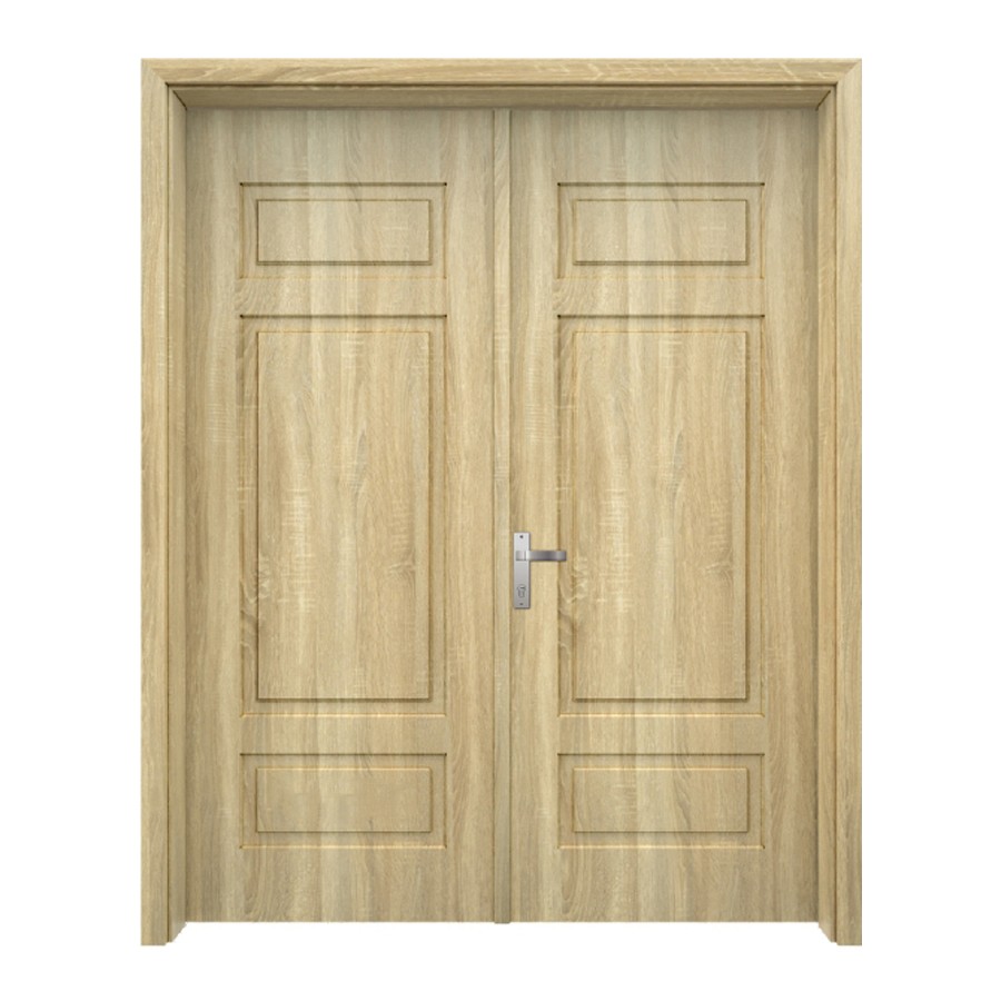 Cửa gỗ nhựa Composite 2 cánh Ecosmart ECO SS215
