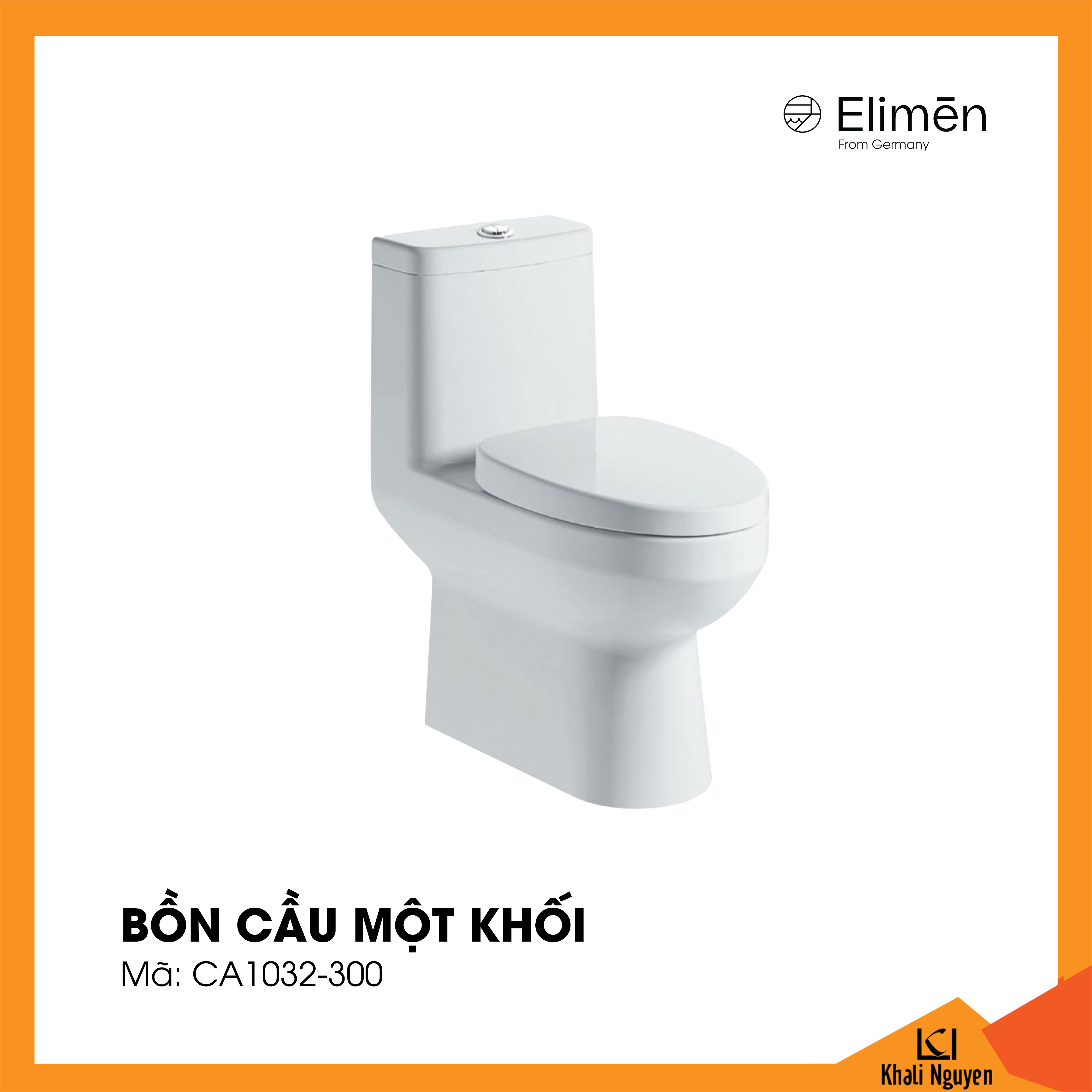 Bồn cầu Elimen một khối CA1032-300
