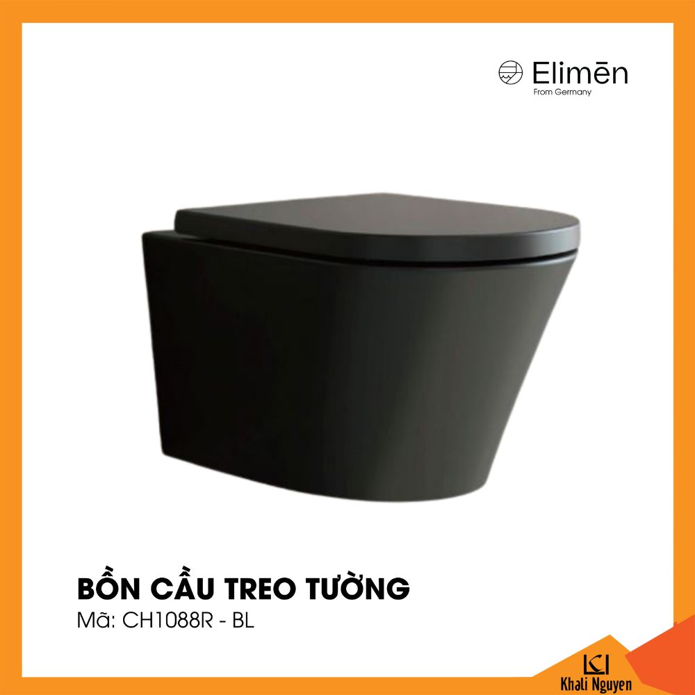Bồn cầu treo tường Elimen CH1088R-BL