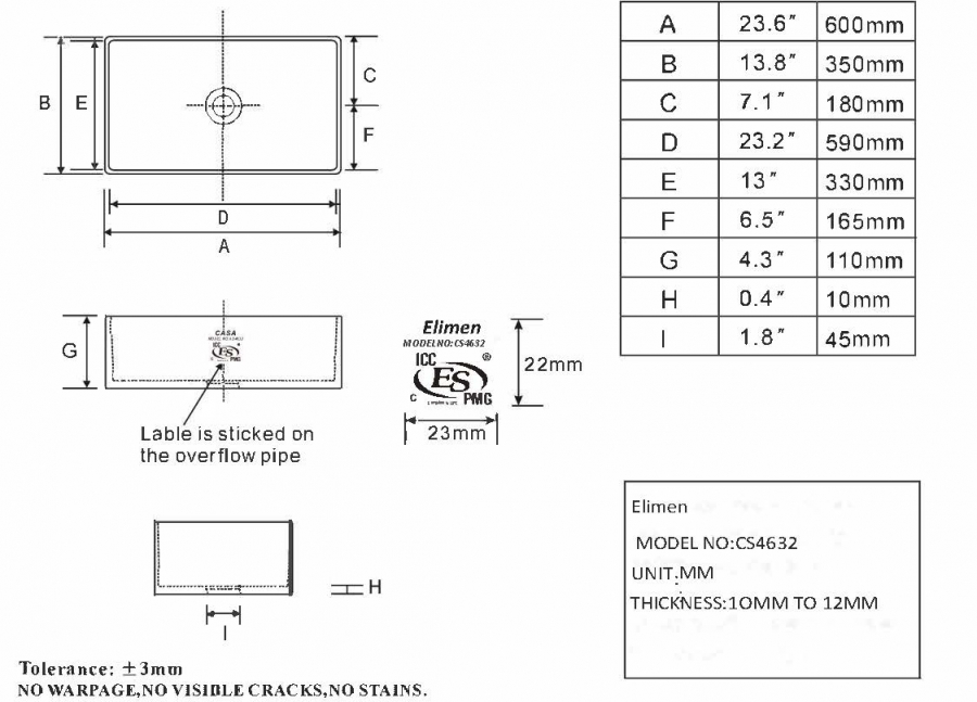 Bản vẽ kĩ thuật CS-4632