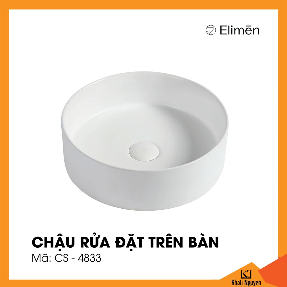 Chậu Lavabo Elimen đặt bàn CS-4833