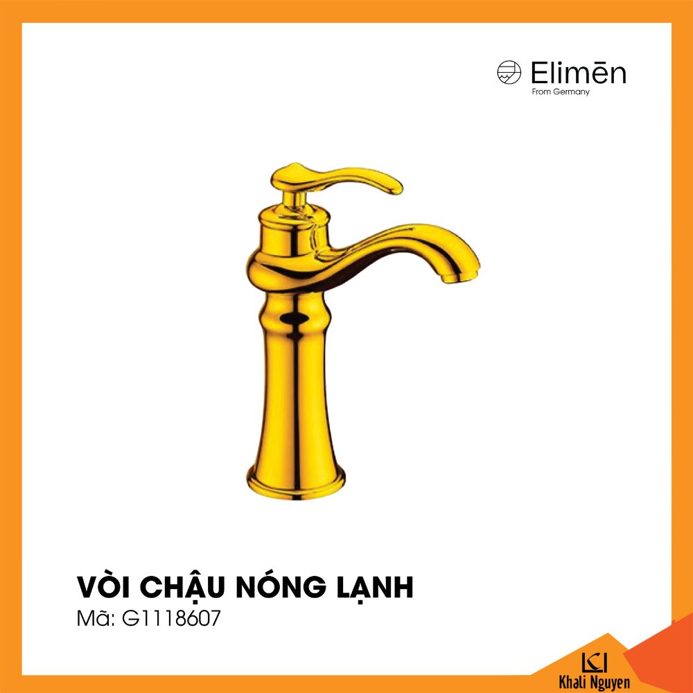 Vòi Lavabo nóng lạnh G1118607-Mạ Crom + niken