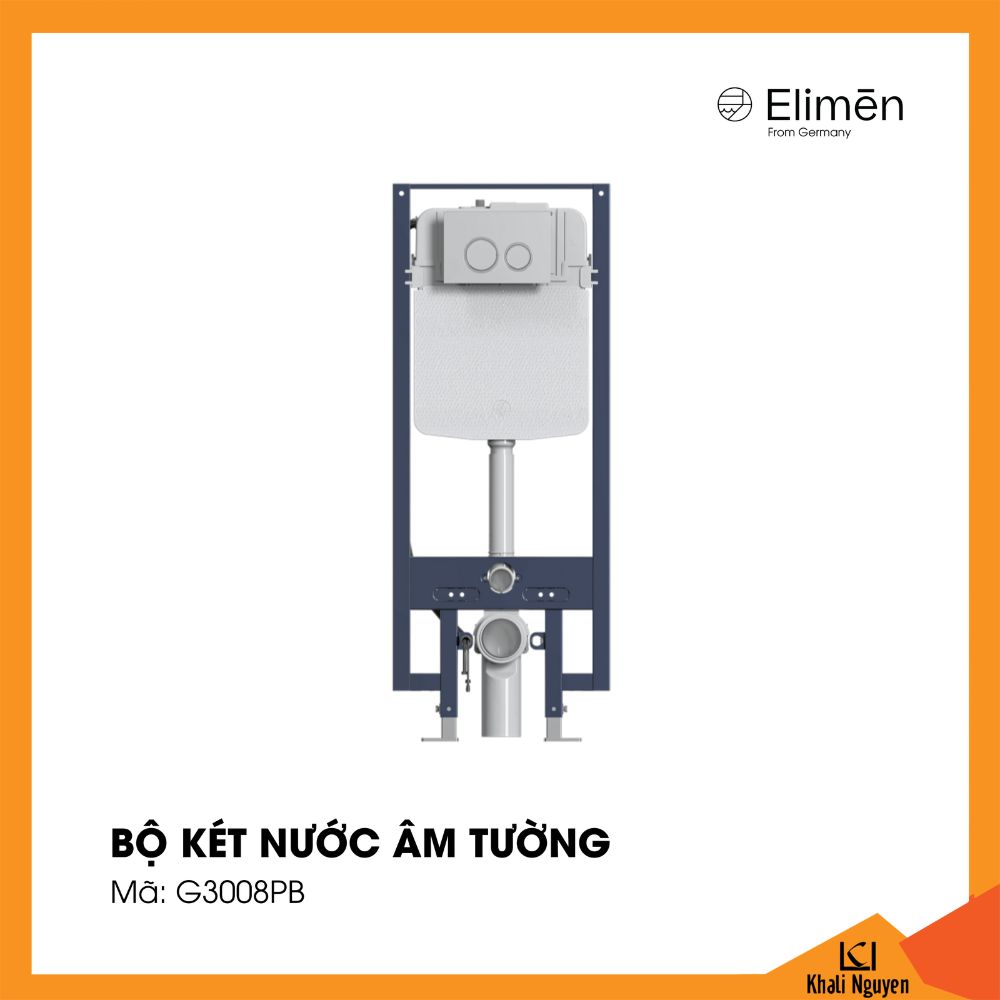 Bộ két nước âm tường G3008PB Bộ két nước âm tường G3008PB