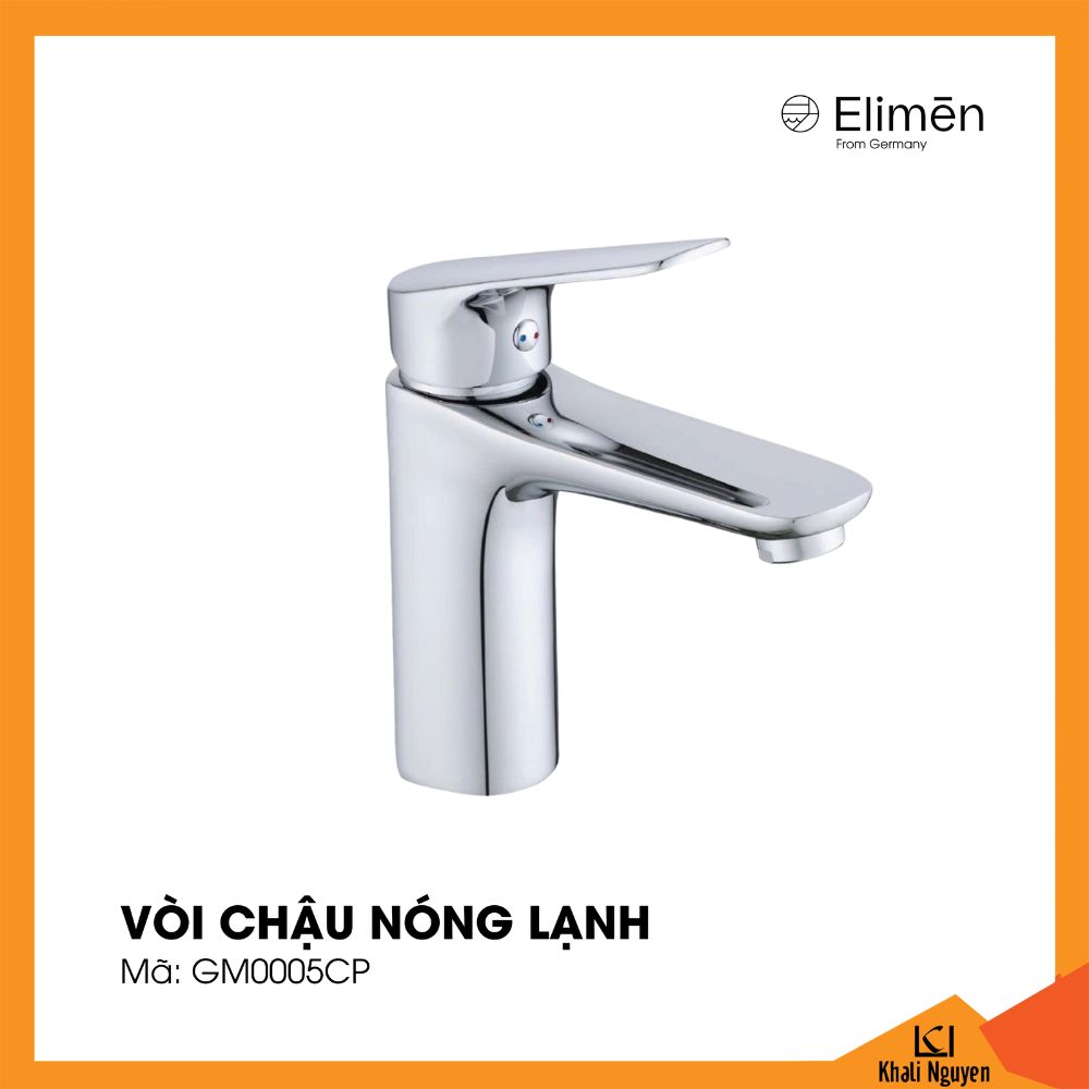 Vòi Lavabo nóng lạnh Elimen GM0005CP
