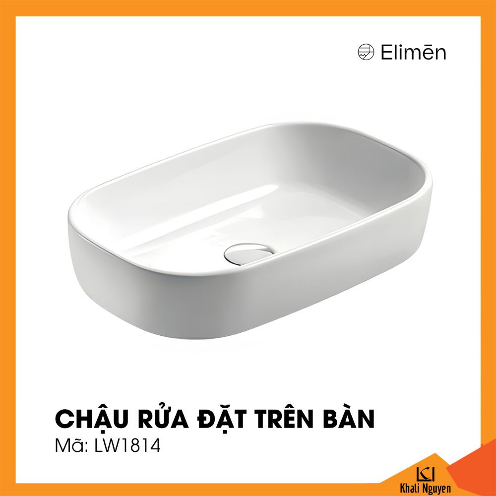 Chậu Lavabo đặt trên bàn LW1814