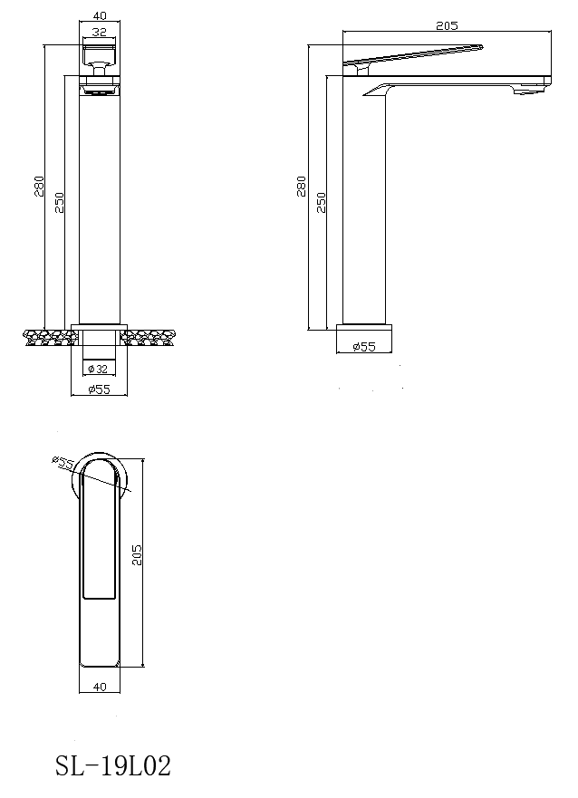 Bản vẽ kĩ thuật SL-19L02