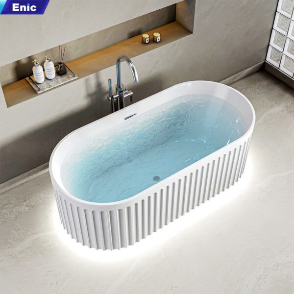 Bồn tắm nằm oval Enic B4-LED