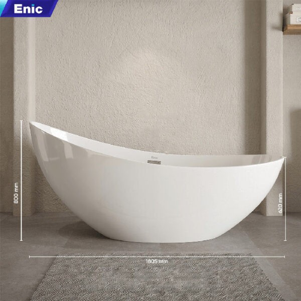 Bồn tắm nằm oval Enic BN02