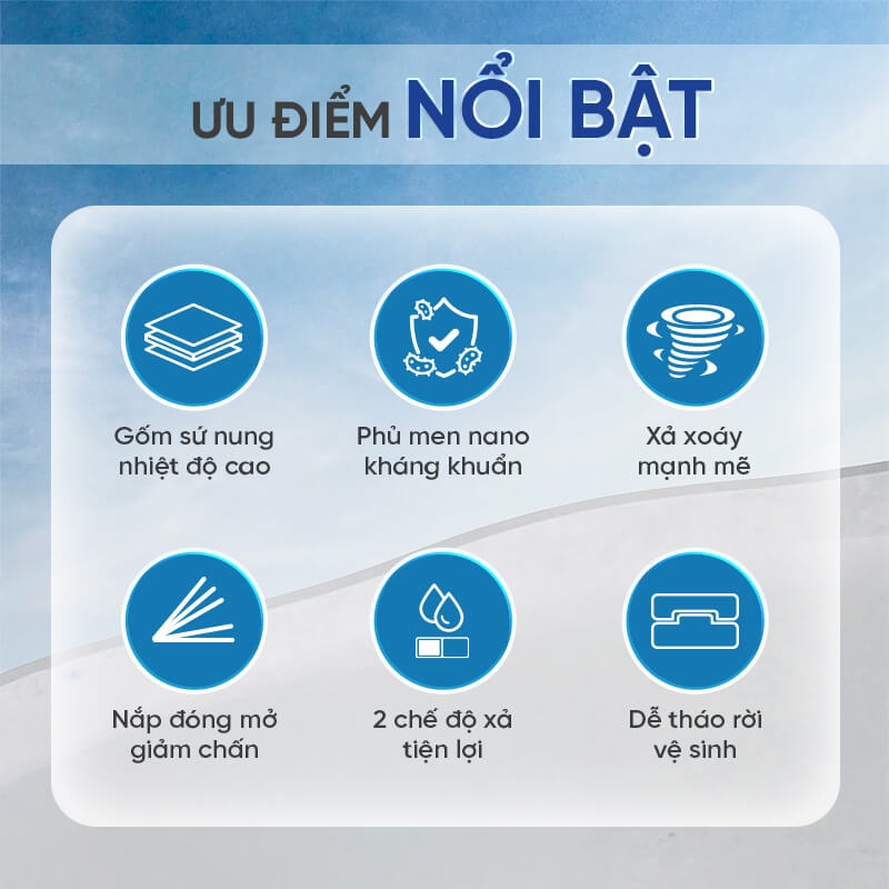 Bồn cầu 1 khối Enic C02 - 1
