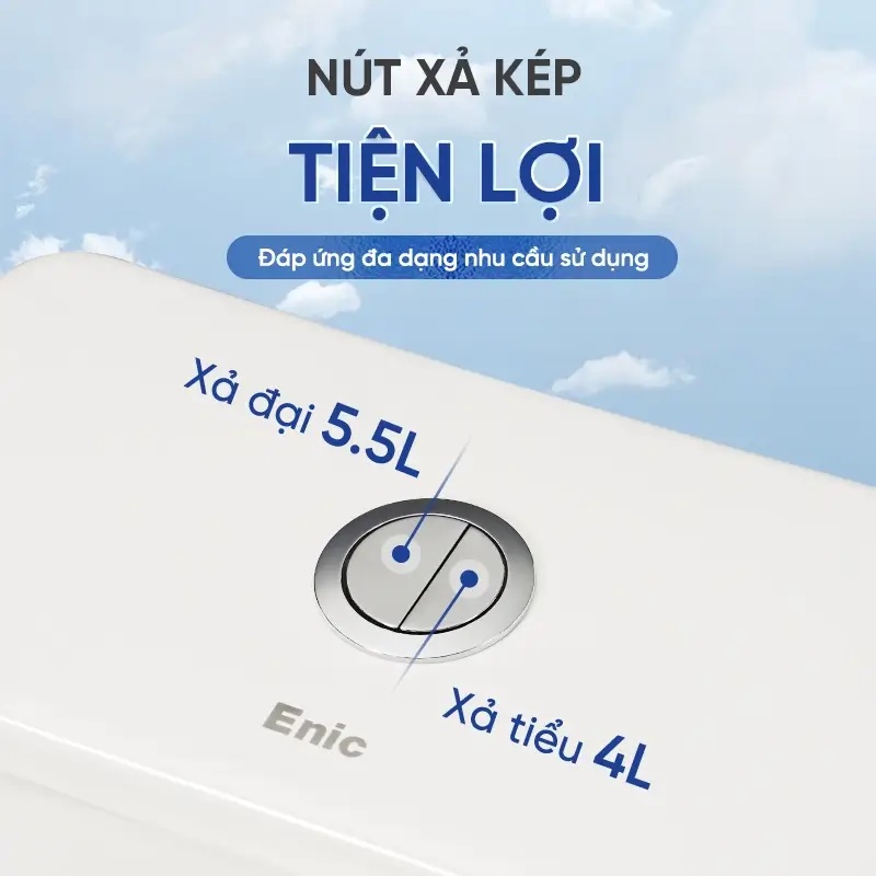Bồn cầu 1 khối Enic C02 - 4
