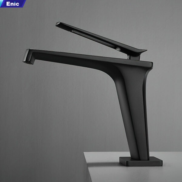 Vòi lavabo Enic D48-1004 Matt Black