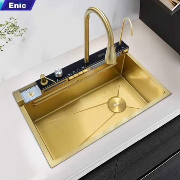 Chậu rửa bát 1 hố Enic DK4-GOLD