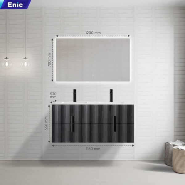 Bộ tủ chậu phòng tắm Enic F4