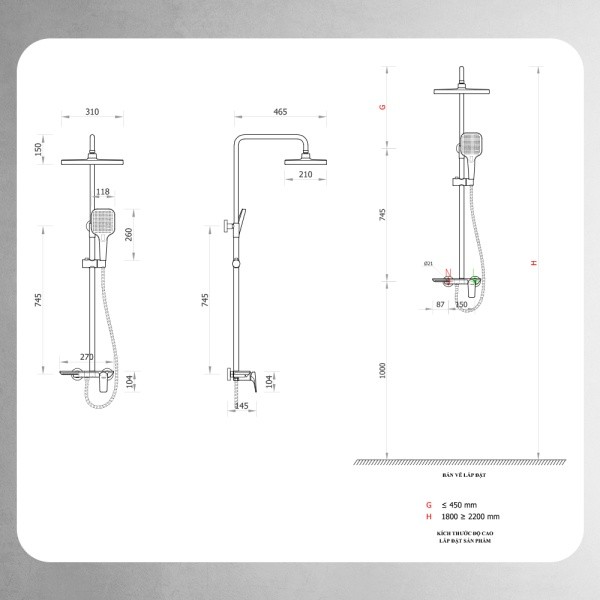 Sen tắm phím đàn Enic GD22 - hình 8