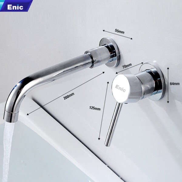 Vòi lavabo Enic H1 inox