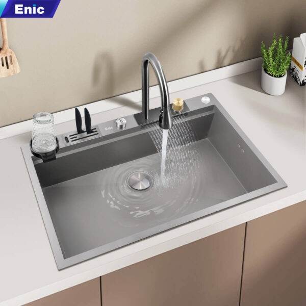 Chậu rửa bát Enic K2PLUS-THUONG-INOX