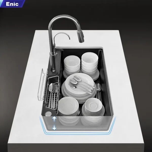 Chậu rửa bát chén 1 hố Enic MB06 - hình 1