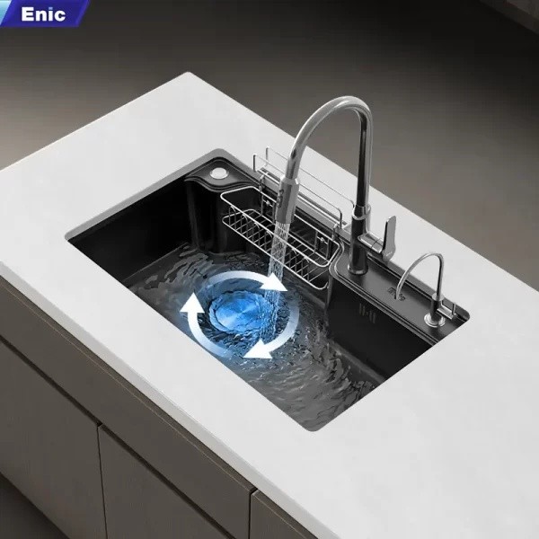 Chậu rửa bát chén 1 hố Enic MB06 - hình 2
