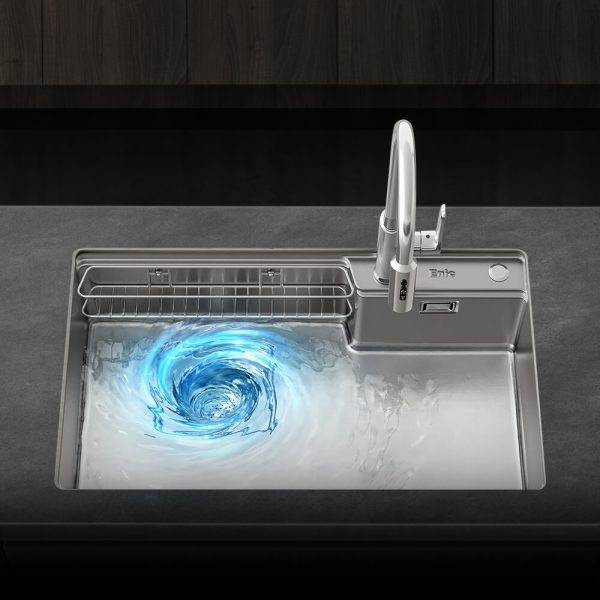 Chậu rửa bát chén 1 hố Enic MV07 - hình 2