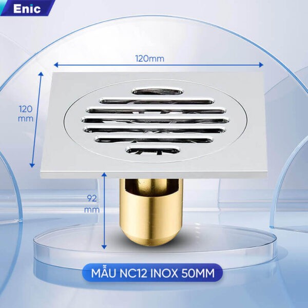 Thoát sàn 120x120 Enic NC12-INOX